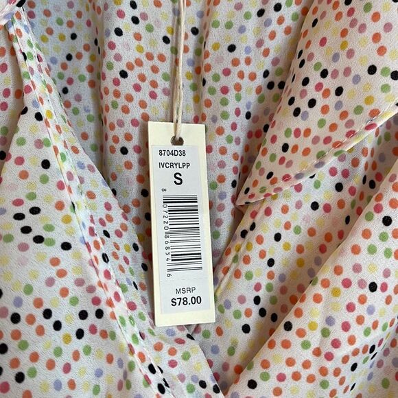 MAX STUDIO Sleeveless Polkadot Blouse *NWT* - Picture 5 of 10